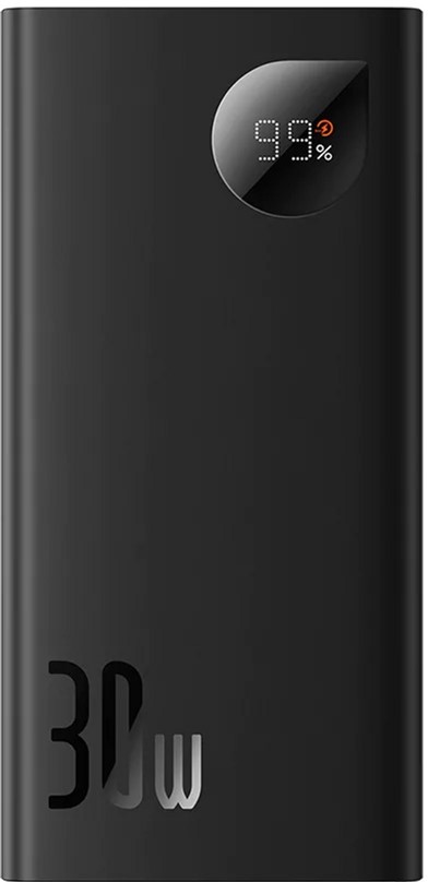 Зовнішній акумулятор (PowerBank) BASEUS Adaman2 10000 mAh 30W Black (PPAD040001)